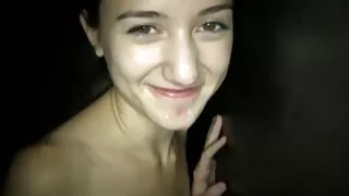 Õpilane Orgia dünaamiliselt viib creampie
